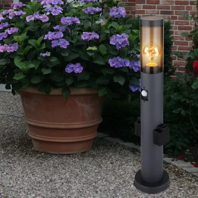 Produktbild von Smart RGB LED Sockelleuchte, Bewegungsmelder, Steckdose
