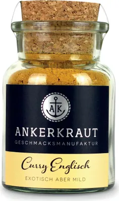 Produktbild von Curry Englisch, 70g im Korkenglas