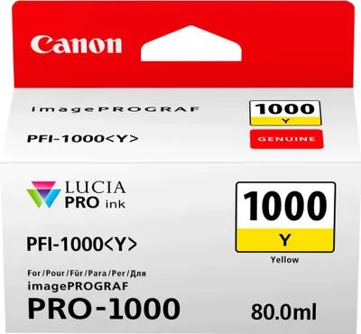 Produktbild von Canon PFI-1000 Y yellow
