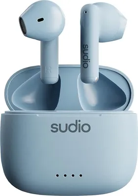 Obrázek produktu pro Sudio A1BLU, True Wireless Stereo (TWS), Hovory/hudba, 35,8 g, Sluchátka s mikrofonem, Modrá