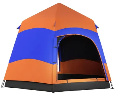 Produktbild von Familienzelt - 4-Jahreszeiten-Zelt - Campingzelt - Familienzelt - Schnellaufbausystem - 280x280 cm