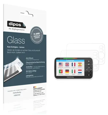 Obrázek produktu pro 2x dipos GlassAR HelloBaby HB6550