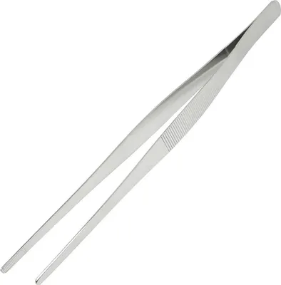 Produktbild von Küchenpinzette - Küchenpinzette - Edelstahl - Silber - 30 cm