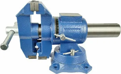 Obrázek produktu pro Paralelní svěrák 5" Multifunkční pro pracovní stůl Dvě osy rotace 360 stupňů Paralelní svěrák s kovadlinkou, rozpětí 125 mm Pro brusky na plocho, frézky, elektroerozivní obrábění a obráběcí stroje WEDM