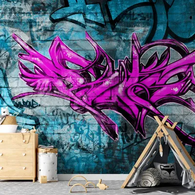 Produktbild von Vlies Fototapete - Anonymous graffiti 150x105 cm Streetart 10110905-5