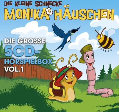 Produktbild von Die kleine Schnecke Monika Häuschen - Die große 5-CD Hörspielbox Vol. 1