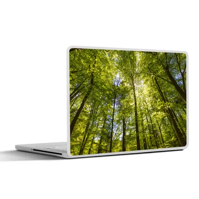 Produktbild von MuchoWow® Laptop Aufkleber Sticker Cover Wald - Sommer - Laub 40x30 cm - Laptop Dekoration - Selbstklebend