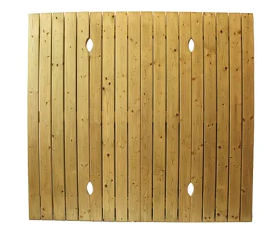 Produktbild von Sandkastendeckel Bär aus Kiefernholz imprägniert Holzdeckel Abdeckung Größe: 180 x 195 cm