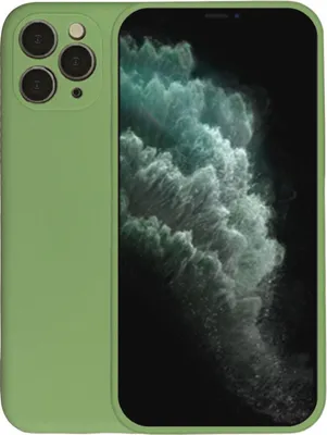 Produktbild von Handyhülle für iPhone 11 Pro  Max Silikonhülle - Backcover Siliconen Case - Grün
