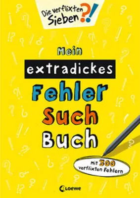 Obrázek produktu pro Mein extradickes Fehler-Such-Buch (gelb)