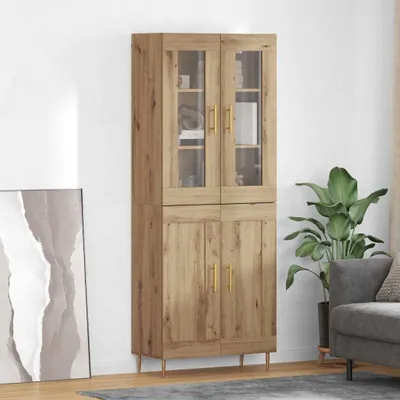 Obrázek produktu pro vidaXL Highboard 2 ks Artisan-dub 69,5 x 34 x 180 cm Materiál na bázi dřeva