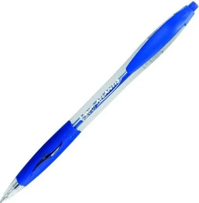 Zdjęcie produktu dla BIC Atlantis Classic, Spinacz, Wysuwany długopis, Niebieski, 12 szt., Średni