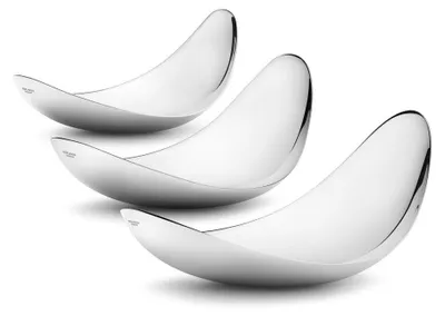 Produktbild von Georg Jensen LEAF DISH STAINLESS STEEL MIRROR 3 PCS 3586288