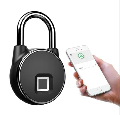 Produktbild von Fingerabdrucksperre,drahtlose APP-Steuerung,wasserdichtes Bluetooth-Schloss,schlüsselloses Sicherheitsschloss für die Diebstahlsicherung, Smart Lock