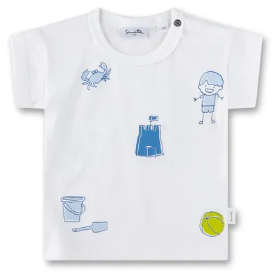 Produktbild von Sanetta Pure Baby-T-Shirt off-white Strand 56