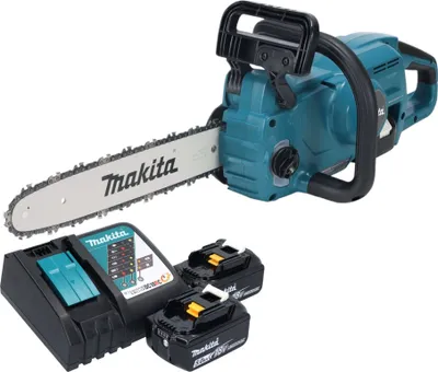 Produktbild von Makita DUC 357 RT2X3 Akku Kettensäge 18 V 35 cm Brushless + 2x Akku 5,0 Ah + Ladegerät
