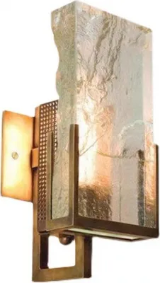 Immagine prodotto di Maramo - Lampada da parete 30 cm, 1xE14 Oro, Metallo + Vetro