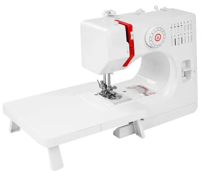 Produktbild von Mini Nähmaschine - Overlock Haushaltsmaschine - Automatisch - Elektrisch - 14 Stiche - Multifunktion - Edelstahl - Weiß