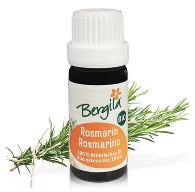 Obrázok produktu pre Rozmarín (Rosmarinus officinalis ct. cineol) – esenciálny olej, bio kvalita, 30 ml – Bergila