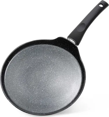 Produktbild von Vilde | Pfanne für Crêpes - Granit - Schwarz - 24 cm - Antihaftbeschichtung - Ideal für Crepes und Pancakes