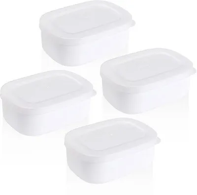 Produktbild von Kunststoffschaufelbox 4-teilig, kleine Gefrierschublade, Kunststoffbehälter, Mini-Kochtopf, Mahlzeitbox