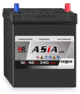 Produktbild von HR HiPower ASIA Autobatterie 12V 42Ah A42R