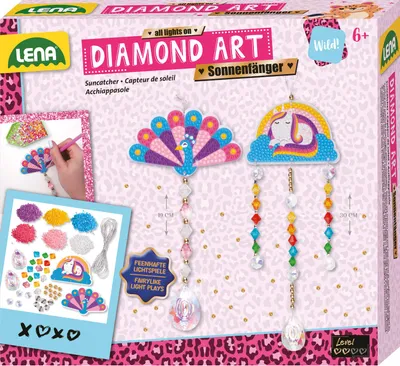 Obrázek produktu pro Lena 42725, Dětská sada na malování diamantů, 6 rok/roky, Vícebarevný