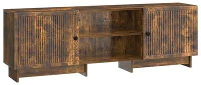 Zdjęcie produktu dla Szafka pod telewizor vidaXL, dąb wędzony, 150 x 31 x 50 cm, materiał drewnopochodny