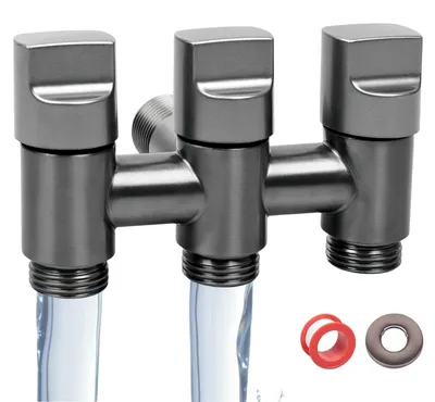 Productafbeelding van 3-Weg Waterafsluiter met 1/2 Inch Aansluiting