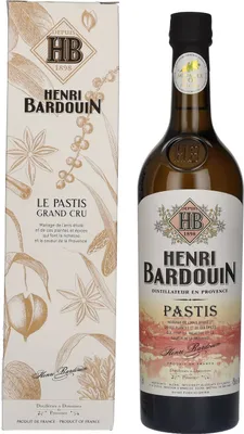 Produktbild von Henri Bardouin Le Pastis Grand Cru 45% Vol. 0,7l in Geschenkbox