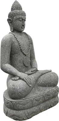 Produktbild von Stonox Buddha Figur Mirzapur Erdberührung Naturstein 70x60x100 cm