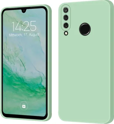Produktbild von Hülle für Huawei P30 Lite Case Cover Bumper Silikon Softgrip Schutzhülle Farbe: Türkis