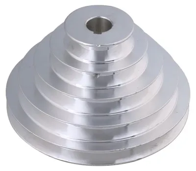 Imagen del producto de BQLZR, polea de aluminio de 5 ranuras, con un diámetro exterior de 54 mm a 150 mm, un ancho de ranura de 20 mm y un diámetro de agujero de 12,7 mm, compatible con correas de transmisión y correas dentadas