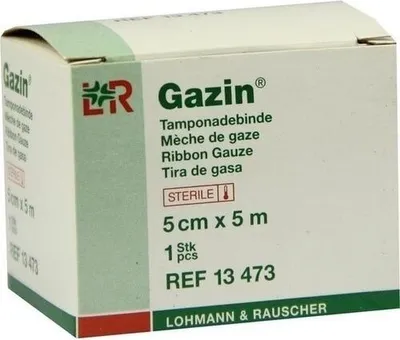 Produktbild von MULLBINDEN z.Tamponade steril 5 cmx5 m