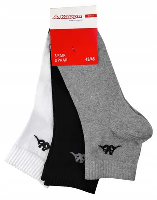 Obrázok produktu pre Kappa Ponožky pánske členkové MIX 3 páry veľ. 43-46