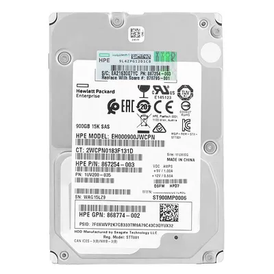 Produktbild von Festplatte HP 900Gb EH000900JWCPN 15 000 Rpm Sas III 2,5 hp N 867254-003