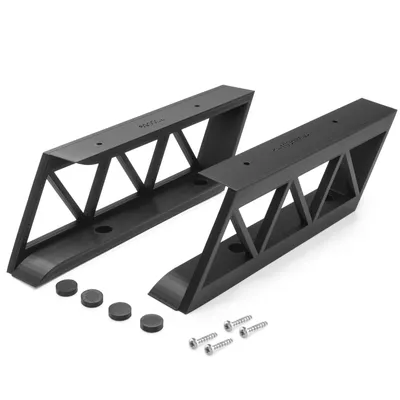 Produktbild von Unter Tisch Halter Regal Halterung Schwarz passend für Sony PlayStation 4 PS4 Pro