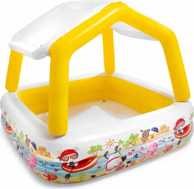 Obrázek produktu pro Basen dmuchany z daszkiem Akwarium 157 x 157 x 122 cm INTEX 57470