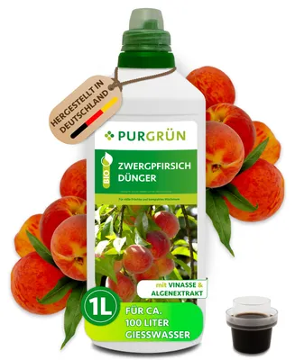 Produktbild von Purgrün -Zwergpfirsich-Dünger 1 Liter