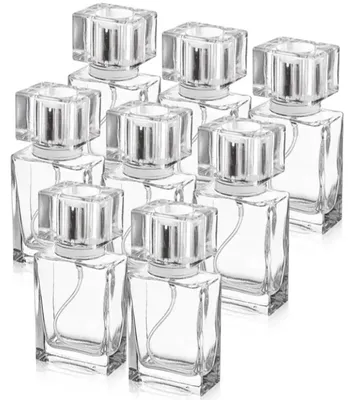 Productafbeelding van Parfumverstuiver 8-delig - Navulbare Parfumfles - Geschikt voor Thuisgebruik - 30 ml - Transparant - Compact en Handig - Parfumfles