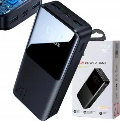 Zdjęcie produktu dla Joyroom Jr-Qp192 22.5W Power Bank 20000Mah Black