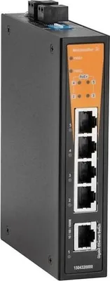 Productafbeelding van Weidmüller netwerkswitch, onbeheerd, met PoE - Switch - 1 Gbps