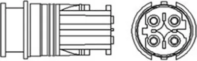 Produktbild von MAGNETI MARELLI Lambdasonde für BMW 3 Limousine (E46) Beheizt 555mm 466016355141