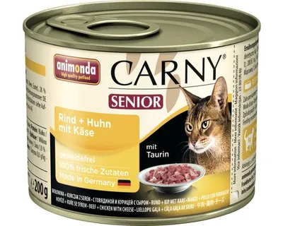 Image de Animonda cons. cat Adult SENIOR poulet/fromage 200g