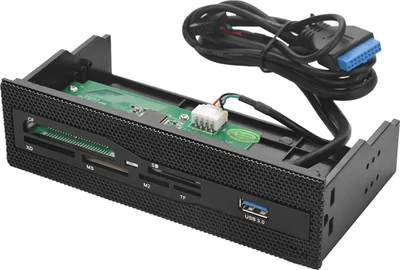 Zdjęcie produktu dla Wewnętrzny czytnik kart PC Port USB 3.0 Karta M2 SD MS XD CF TF Panel przedni deski rozdzielczej