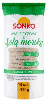 Image de Gaufrettes de riz salées Sonko 130 g
