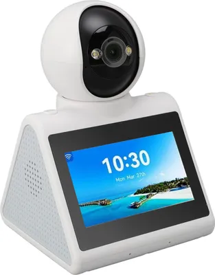 Obrázek produktu pro Elprico 2cestná kamera pro videohovory s obrazovkou, podpora učení AI pro rodinné vzpomínky, 1080p HD chůvička s pamětí, interaktivní chat a vtipy, malá paměť