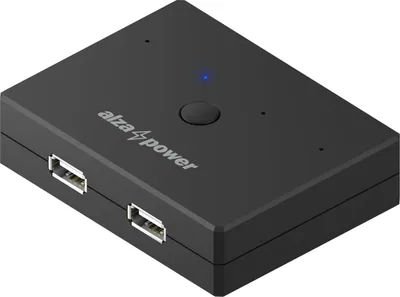 Image de AlzaPower USB 2.0 2 In 4 Out KM Switch Selector černý