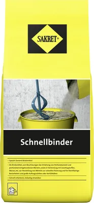 Produktbild von SAKRET Schnellbinder 5 kg Beutel grau