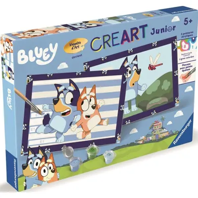 Produktbild von Ravensburger Bluey, Guss-/Mal-Set für Kinder, 5 Jahr(e), Mehrfarbig